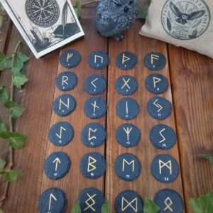 Lot de 24 Runes du Futhark Ancien